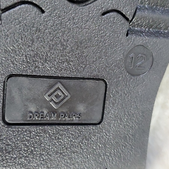 Dream Pairs boots black winter snow suede sheepskin women size 12 New - Picture 8 of 9